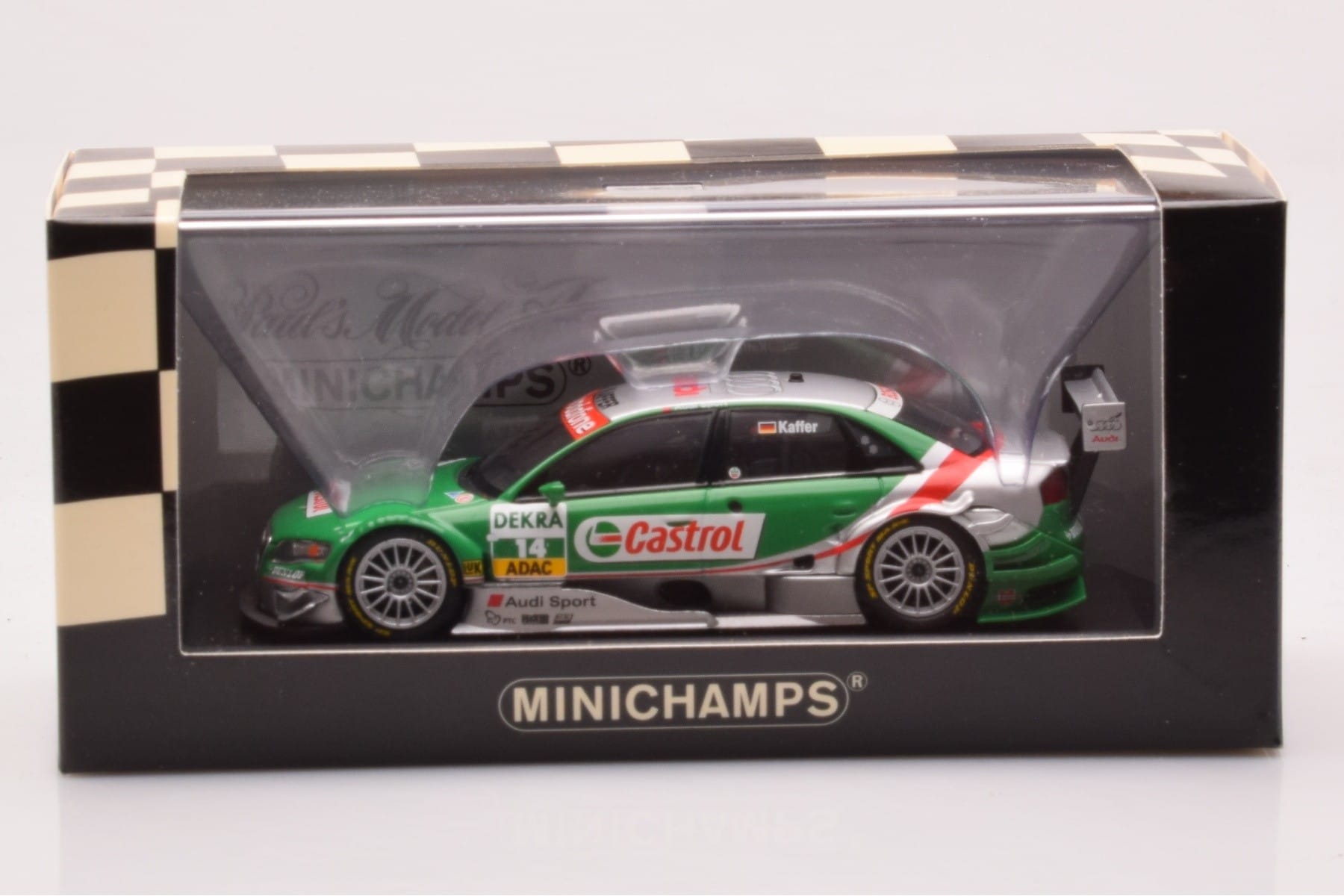 Audi A4 B7 DTM Team Phoenix #14 F. Kaffer DTM 2006 Minichamps 1:43 400061514 Metal — zdjęcie 4 z 4