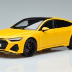 Audi RS7 C8 Sportback Żółty Vossen Rims Edycja Limitowana Kengfai 1:18 VAKF 0335 Metal