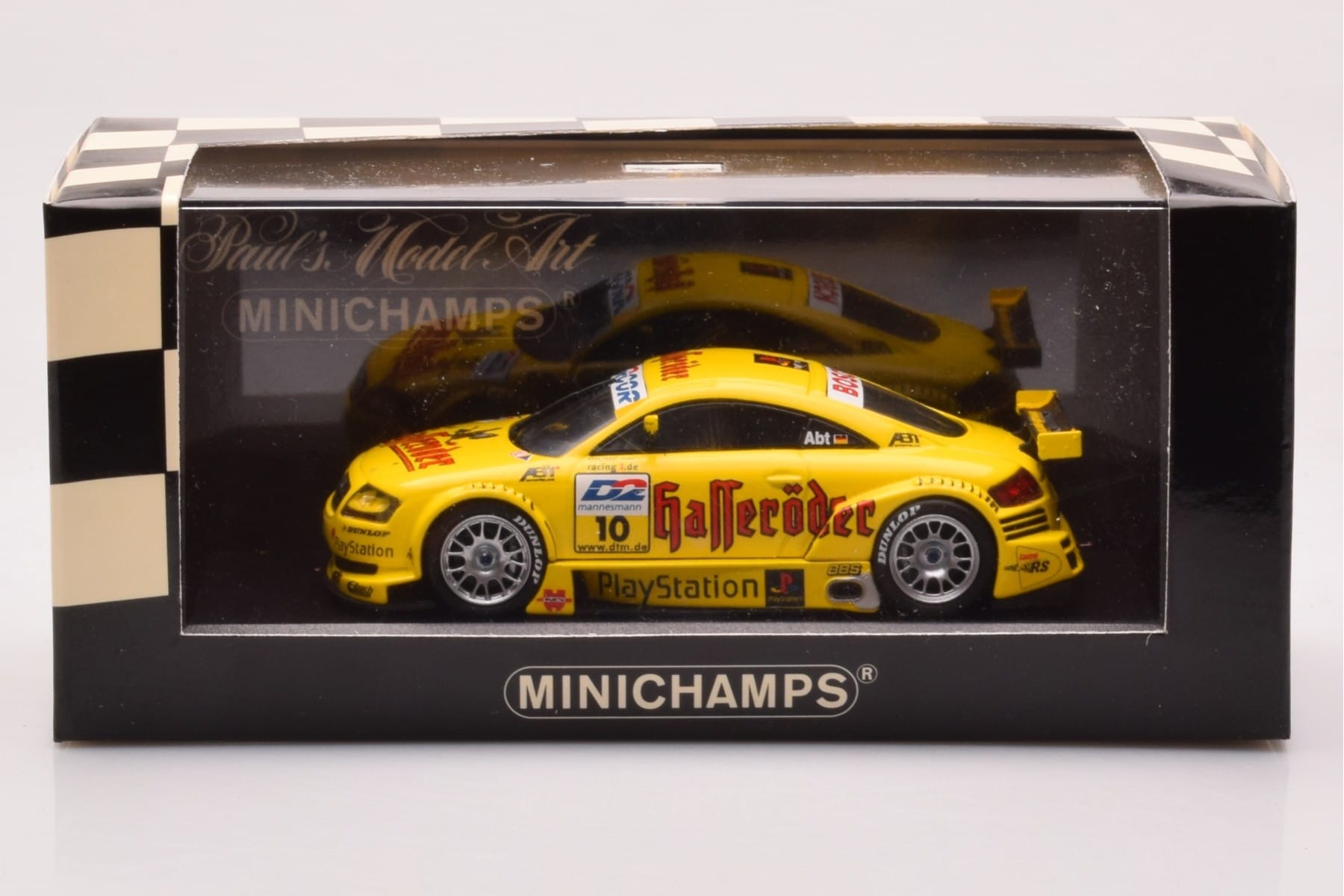 Audi TT-R Hasseroder #10 Abt Audi TT Cup 2000 Minichamps 1:43 430001810 Metal — zdjęcie 4 z 4