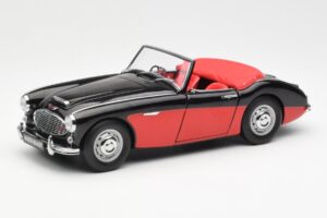Austin-Healey 3000 Mk I Spider Czarny Czerwony Kyosho 1:18 08141KR