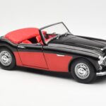 Austin-Healey 3000 Mk I Spider Czarny Czerwony Kyosho 1:18 08141KR - image 6 of 8