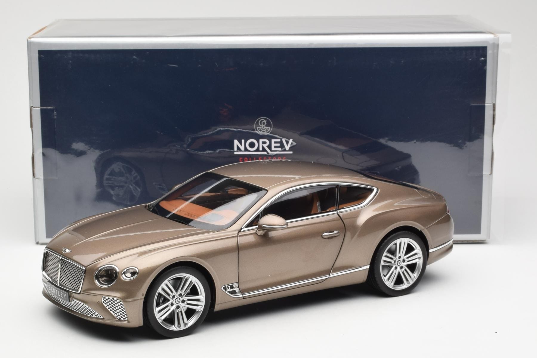 Bentley Continental GT Dark Cashmere Metallic Norev 1:18 182781 Metal — zdjęcie 8 z 8