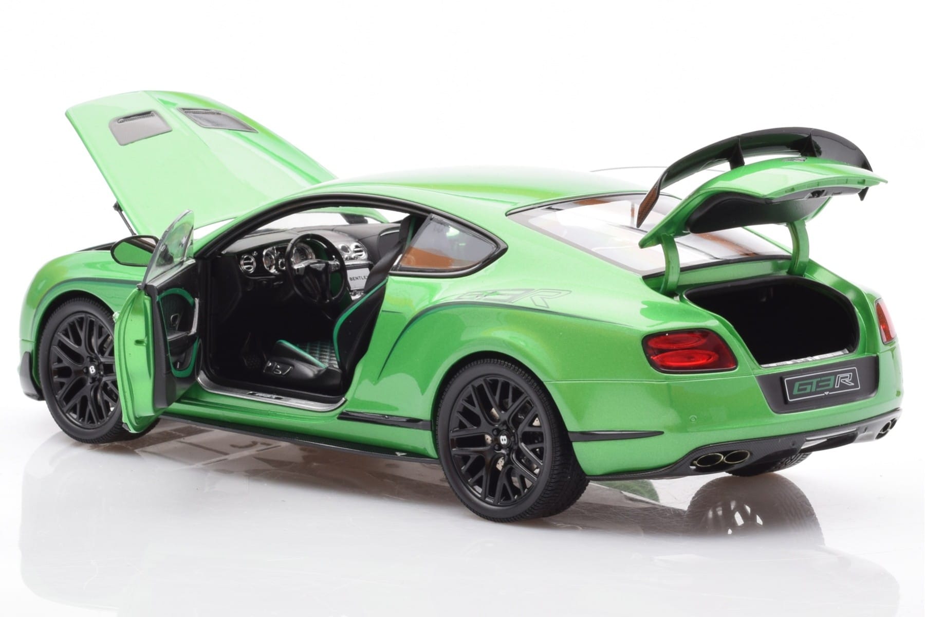 Bentley Continental GT3-R Apple Zielony Almost Real 1:18 830402 Metal — zdjęcie 5 z 8