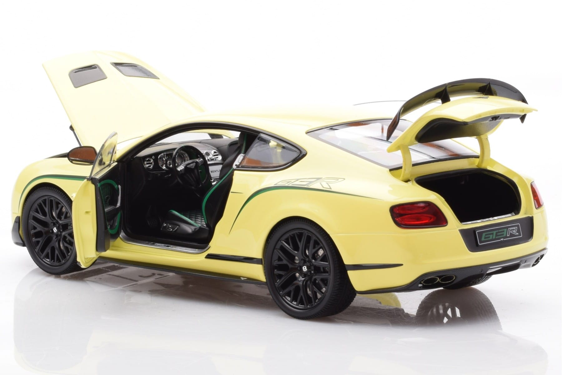 Bentley Continental GT3-R Citric Almost Real 1:18 830403 Metal — zdjęcie 5 z 8