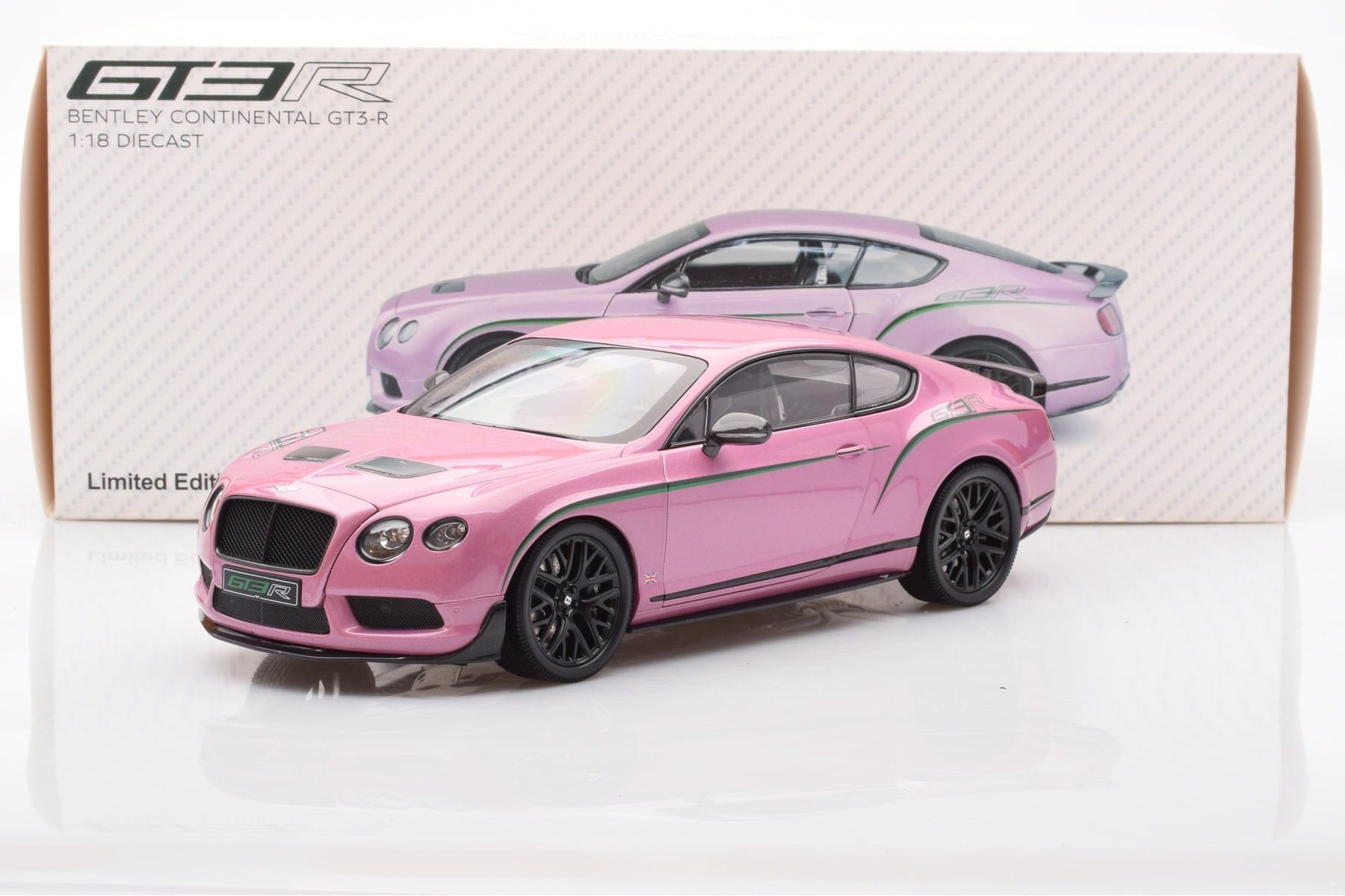 Bentley Continental GT3-R Passion Różowy Almost Real 1:18 830405 Metal — zdjęcie 8 z 8