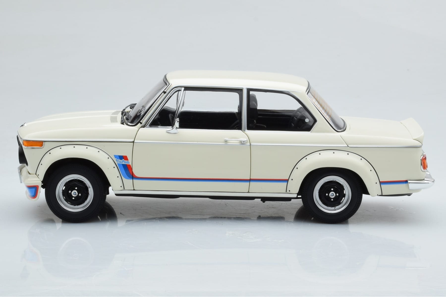 BMW 2002 Turbo Biały Kyosho 1:18 08544W Metal — zdjęcie 5 z 8