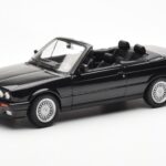 BMW 325i E30 Kabriolet Czarny Metaliczny Norev 1:18