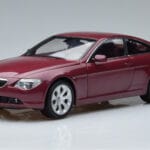 BMW 645Ci E63 Ciemny Czerwony Kyosho 1:18 08701CR Metal