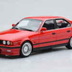 BMW Alpina B10 E34 Biturbo Czerwony Otto 1:18