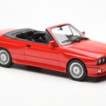BMW M3 E30 Kabriolet Czerwony Otto 1:18 - image 4 of 6