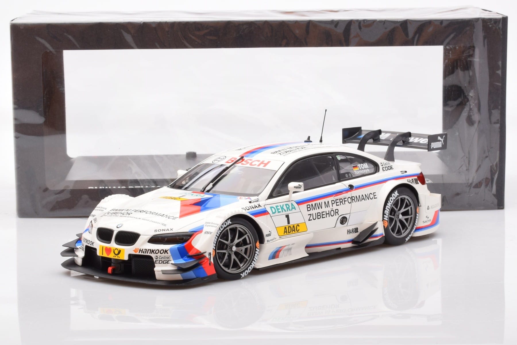 BMW M3 E92 #1 M. Tomczyk BMW M Performance DTM 2012 Minichamps 1:18 80432320097 Metal — zdjęcie 8 z 8