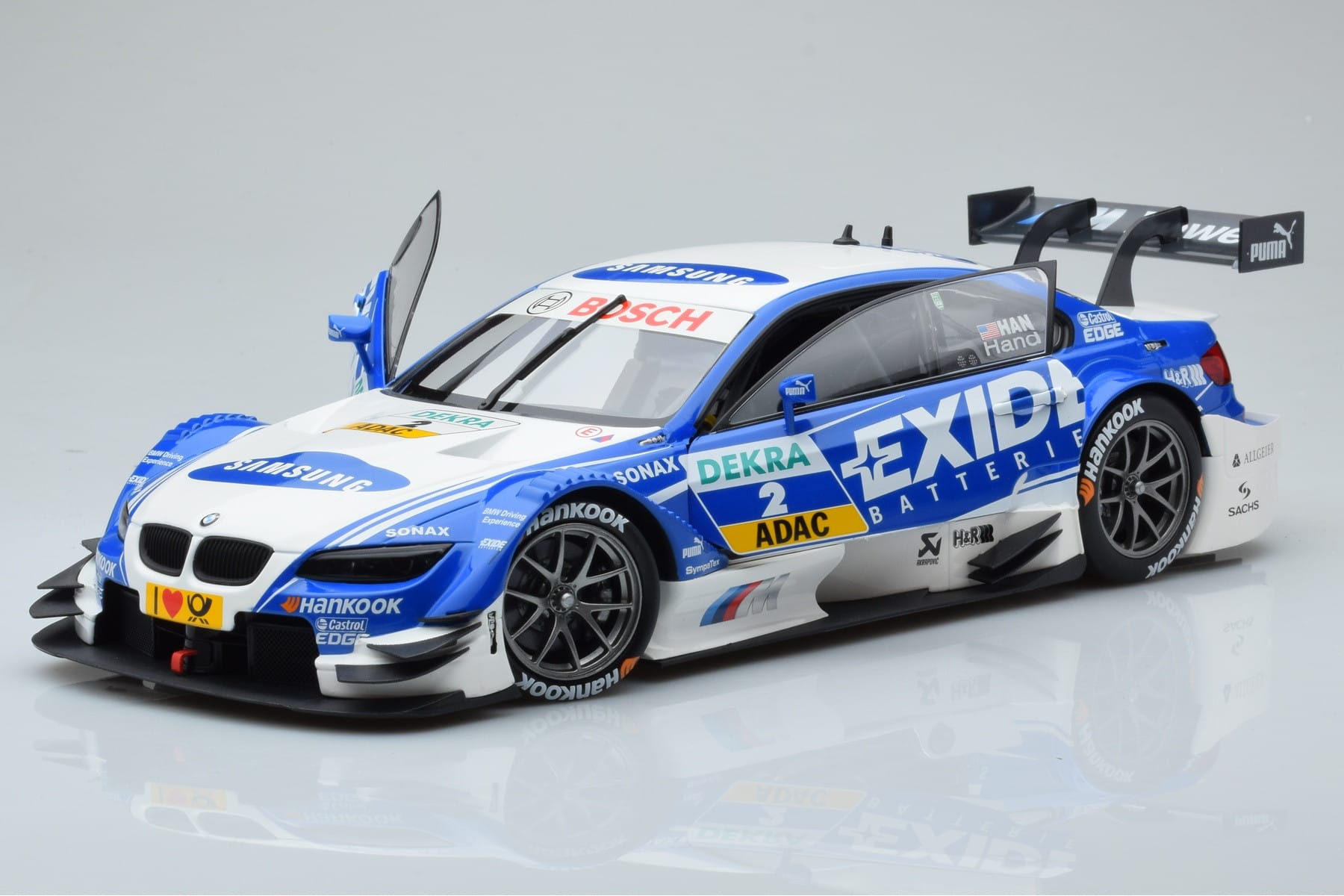 BMW M3 #2 BMW Team RMG A.J. Hand DTM 2012 Minichamps 1:18 100122202 Metal — zdjęcie 2 z 8