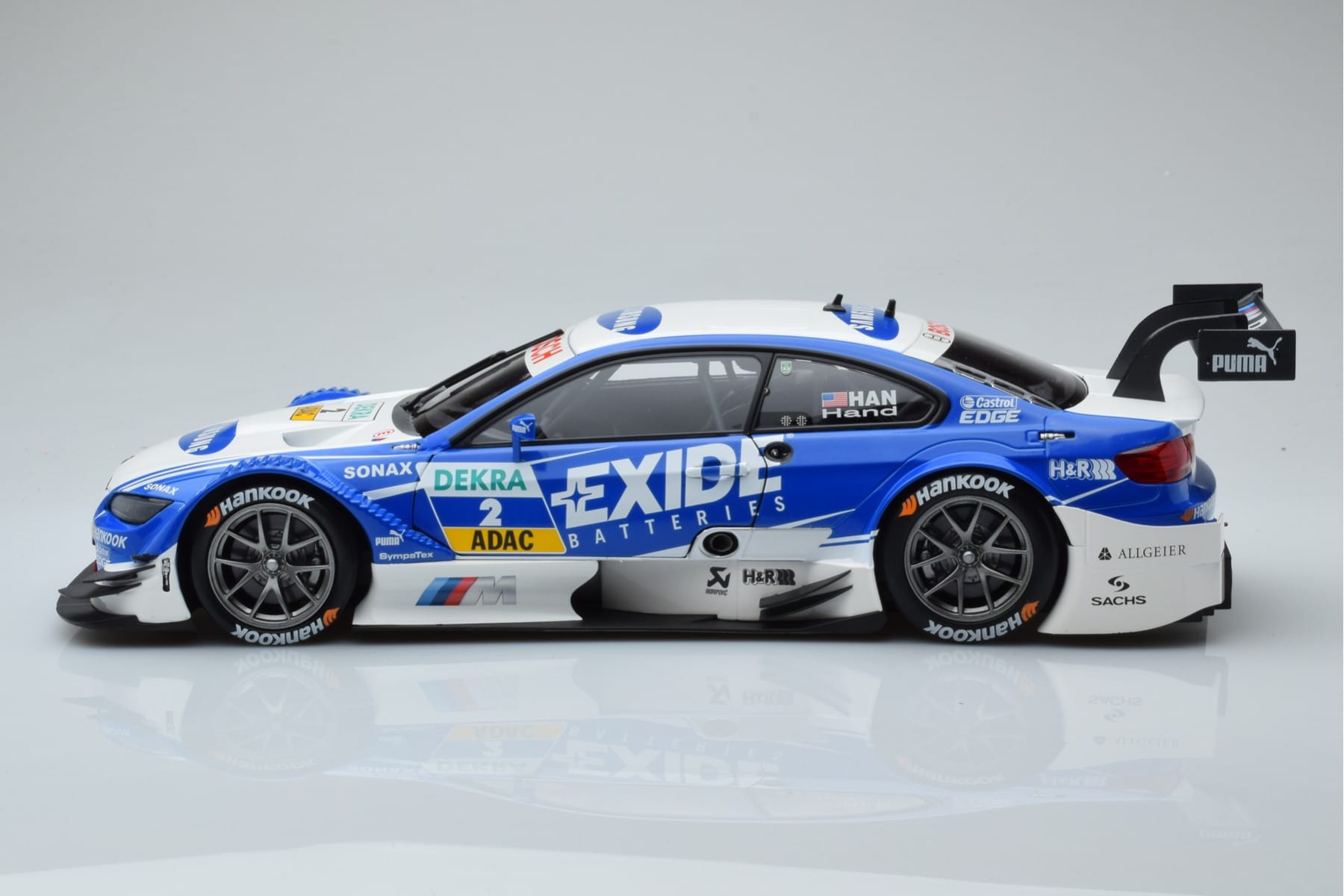 BMW M3 #2 BMW Team RMG A.J. Hand DTM 2012 Minichamps 1:18 100122202 Metal — zdjęcie 4 z 8