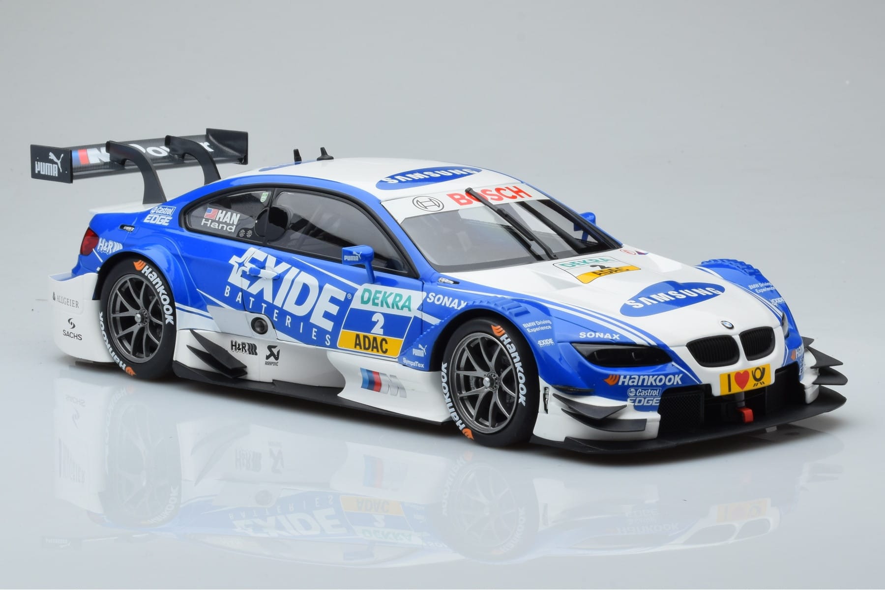 BMW M3 #2 BMW Team RMG A.J. Hand DTM 2012 Minichamps 1:18 100122202 Metal — zdjęcie 5 z 8