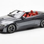 BMW M4 F83 Kabriolet Szary GT Spirit 1:18