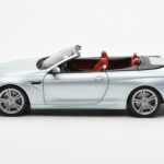 BMW M6 F12 Kabriolet Silverstone Srebrny II Paragon 1:18 - image 4 of 8