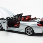 BMW M6 F12 Kabriolet Silverstone Srebrny II Paragon 1:18 - image 5 of 8
