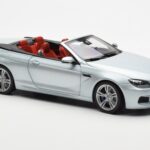 BMW M6 F12 Kabriolet Silverstone Srebrny II Paragon 1:18 - image 6 of 8