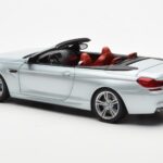 BMW M6 F12 Kabriolet Silverstone Srebrny II Paragon 1:18 - image 7 of 8