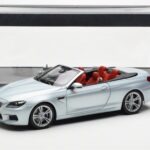 BMW M6 F12 Kabriolet Silverstone Srebrny II Paragon 1:18 - image 8 of 8