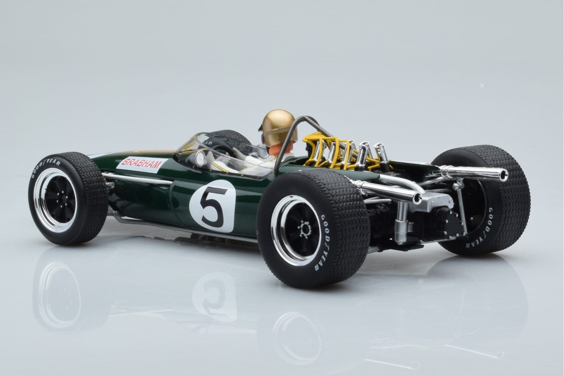 Brabham BT20 Repco #5 J. Brabham Mexico GP 1966 MCG 1:18 MCG18608F Metal — zdjęcie 5 z 6