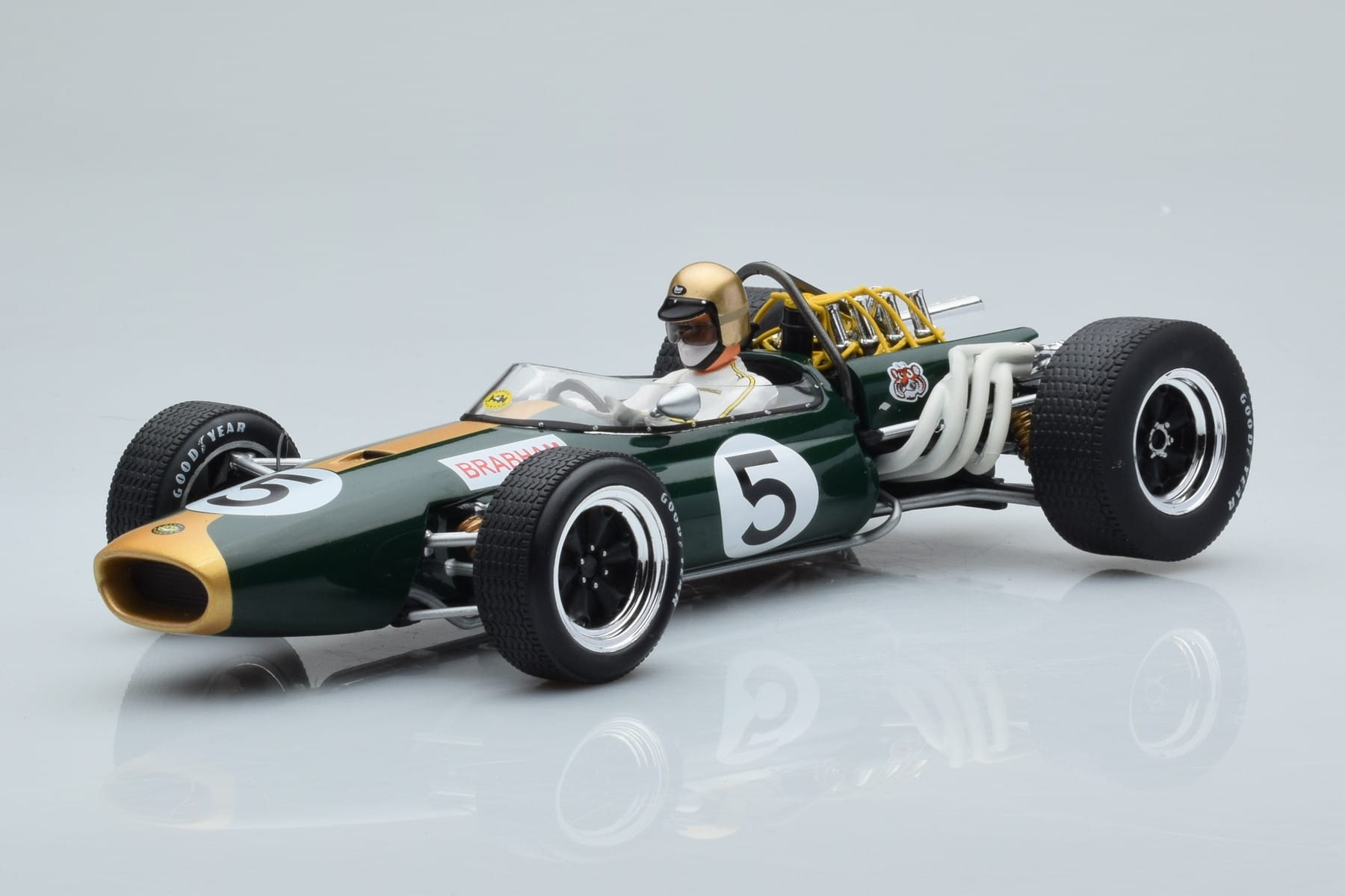 Brabham BT20 Repco #5 J. Brabham Mexico GP 1966 MCG 1:18 MCG18608F Metal