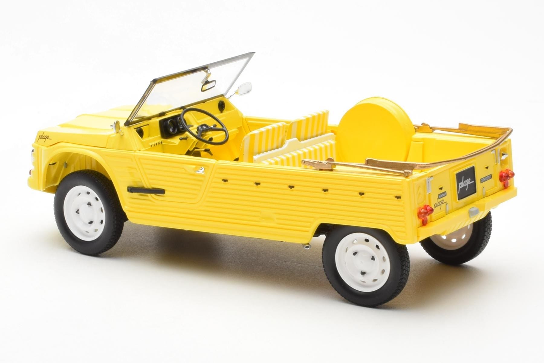 Citroen Mehari Plage Żółty Norev 1:18 181801 Metal — zdjęcie 5 z 6