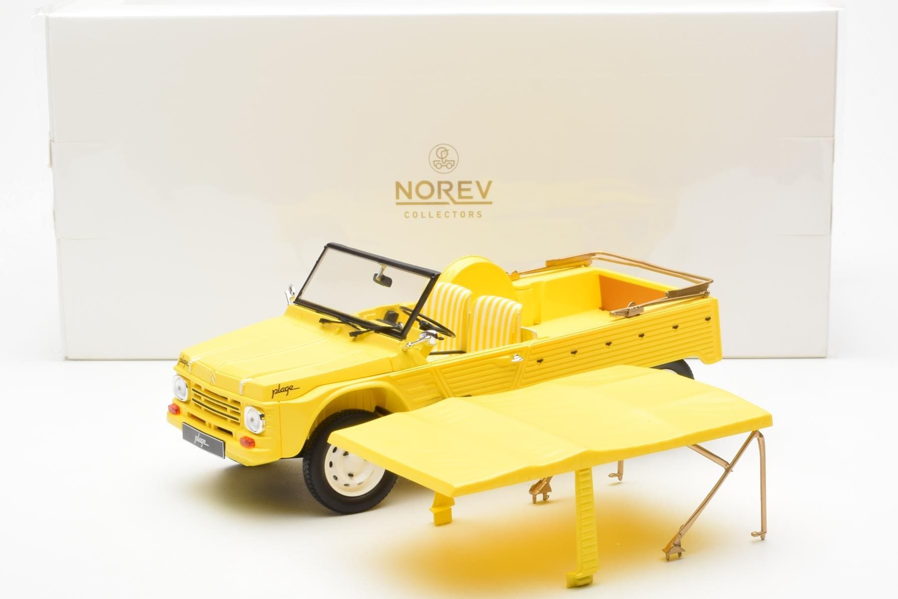 Citroen Mehari Plage Żółty Norev 1:18 181801 Metal — zdjęcie 6 z 6