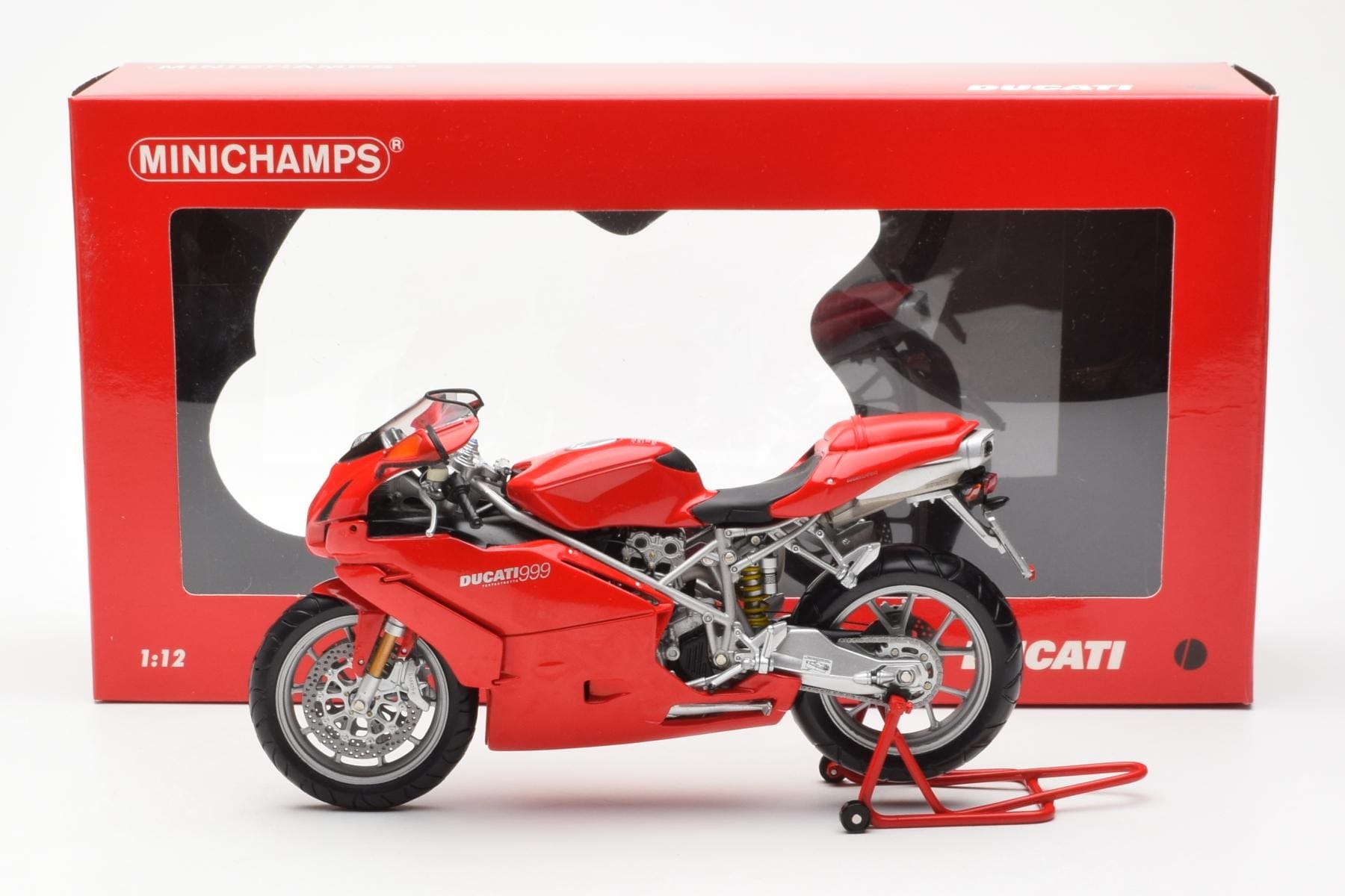 Ducati 999 Czerwony Minichamps 1:12 122120200 Metal — zdjęcie 4 z 4