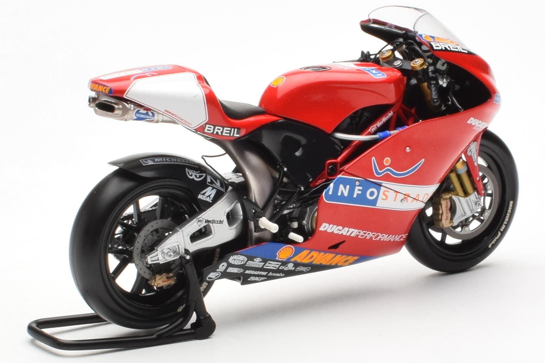 Ducati Desmosedici MotoGP Prova 2002 Minichamps 1:12 122020099 Metal — zdjęcie 3 z 4