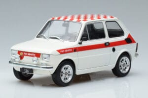 Fiat 126 Abarth Biały MCG 1:18 MCG18325 Metal