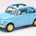 Fiat Nuova 500 Celeste Niebieski Kyosho 1:18 08966LB