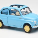 Fiat Nuova 500 Celeste Niebieski Kyosho 1:18 08966LB - image 6 of 8