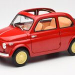 Fiat Nuova 500 Coral Czerwony Kyosho 1:18 08966R