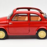 Fiat Nuova 500 Coral Czerwony Kyosho 1:18 08966R - image 4 of 8