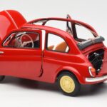 Fiat Nuova 500 Coral Czerwony Kyosho 1:18 08966R - image 5 of 8