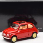Fiat Nuova 500 Coral Czerwony Kyosho 1:18 08966R - image 8 of 8