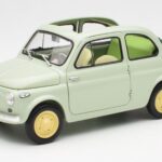 Fiat Nuova 500 Clear Zielony Kyosho 1:18 08966LG