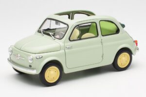 Fiat Nuova 500 Clear Zielony Kyosho 1:18 08966LG