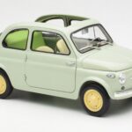Fiat Nuova 500 Clear Zielony Kyosho 1:18 08966LG - image 6 of 8