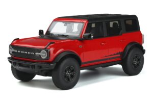 Ford Bronco 4-Door Wildtrak Czerwony GT Spirit 1:18 GT360