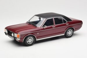 Ford Granada Mk1 Metaliczny Ciemny Czerwony Matowy Czarny MCG 1:18 MCG18393