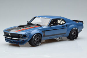 Ford Mustang Boss Cobra Ruffian Cars Niebieski GT Spirit 1:18