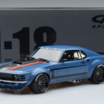 Ford Mustang Boss Cobra Ruffian Cars Niebieski GT Spirit 1:18 - image 6 of 6