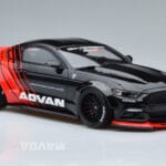 Ford Mustang S550 LB Works Liberty Walk Advan GT Spirit 1:18 KJ035 Żywica - image 4 of 6