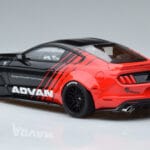 Ford Mustang S550 LB Works Liberty Walk Advan GT Spirit 1:18 KJ035 Żywica - image 5 of 6