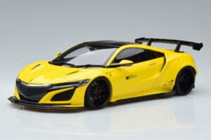 Honda NSX NC1 LB Works Liberty Walk Żółty GT Spirit 1:18 KJ034 Żywica
