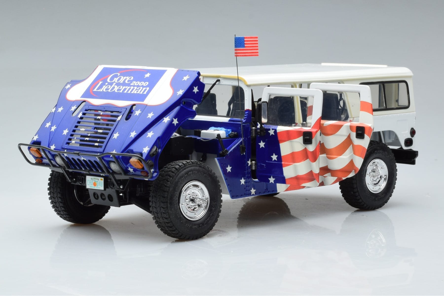 Hummer H1 General Gore-Lieberman USA 2000 Exoto 1:18 EX01807 Metal — zdjęcie 2 z 7