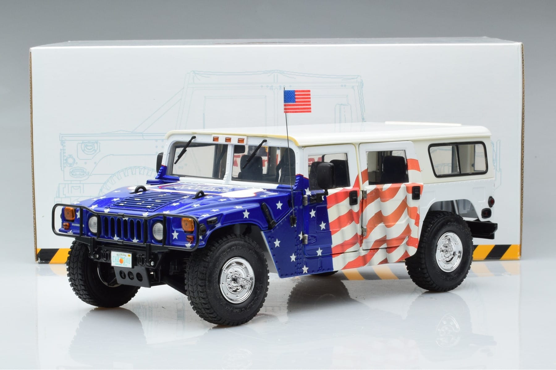 Hummer H1 General Gore-Lieberman USA 2000 Exoto 1:18 EX01807 Metal — zdjęcie 7 z 7