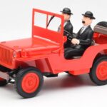 Jeep Willys Tintin 2 Figurki UT Models 1:18